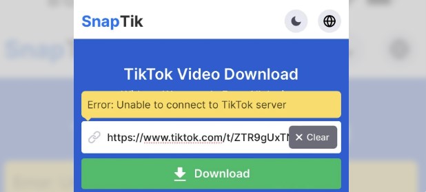 How many formats does the Snaptik APP offer for downloading TikTok Videos